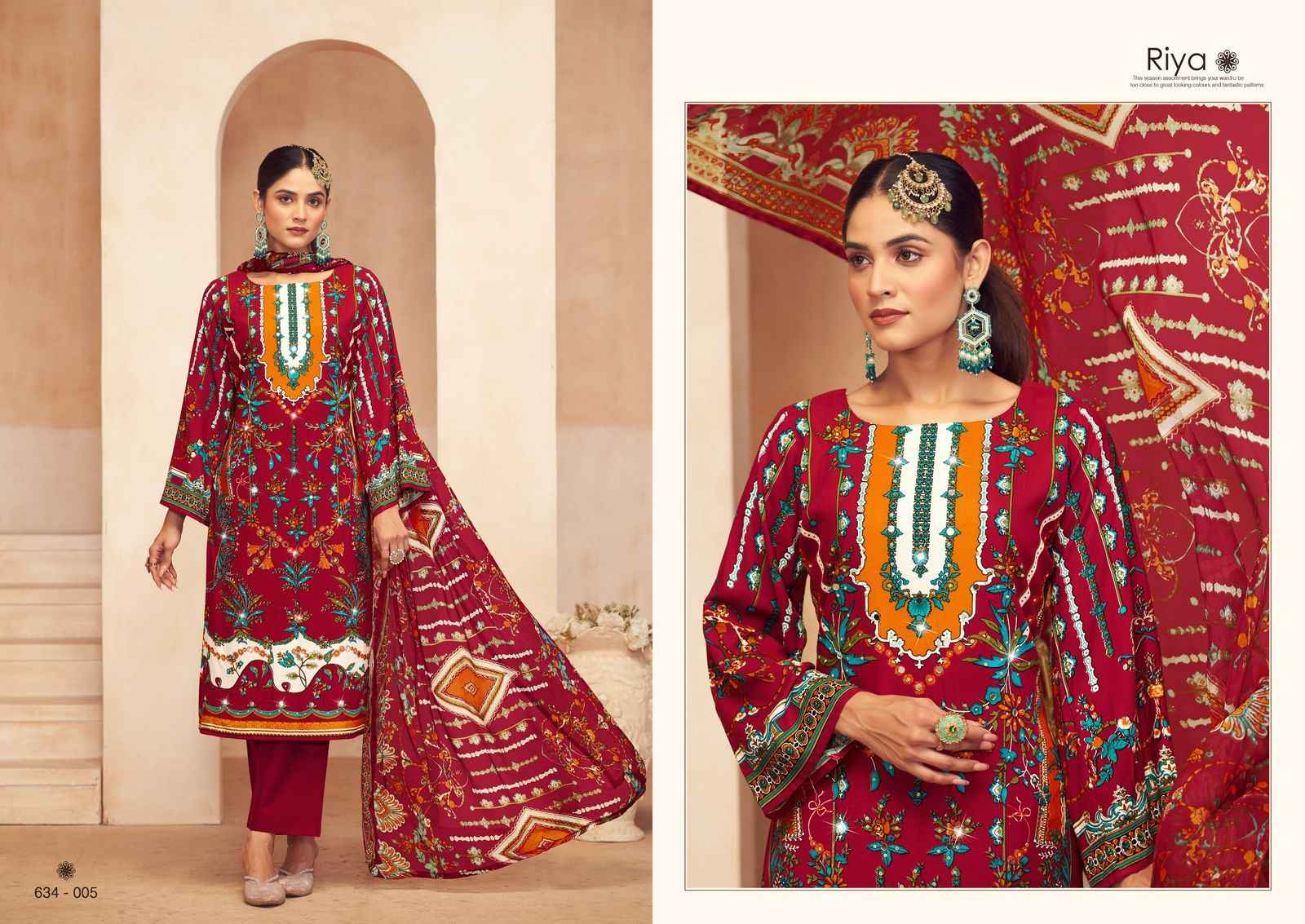 Zulfat Riya Viscouse Rayon Dress Material 6 pcs Catalogue