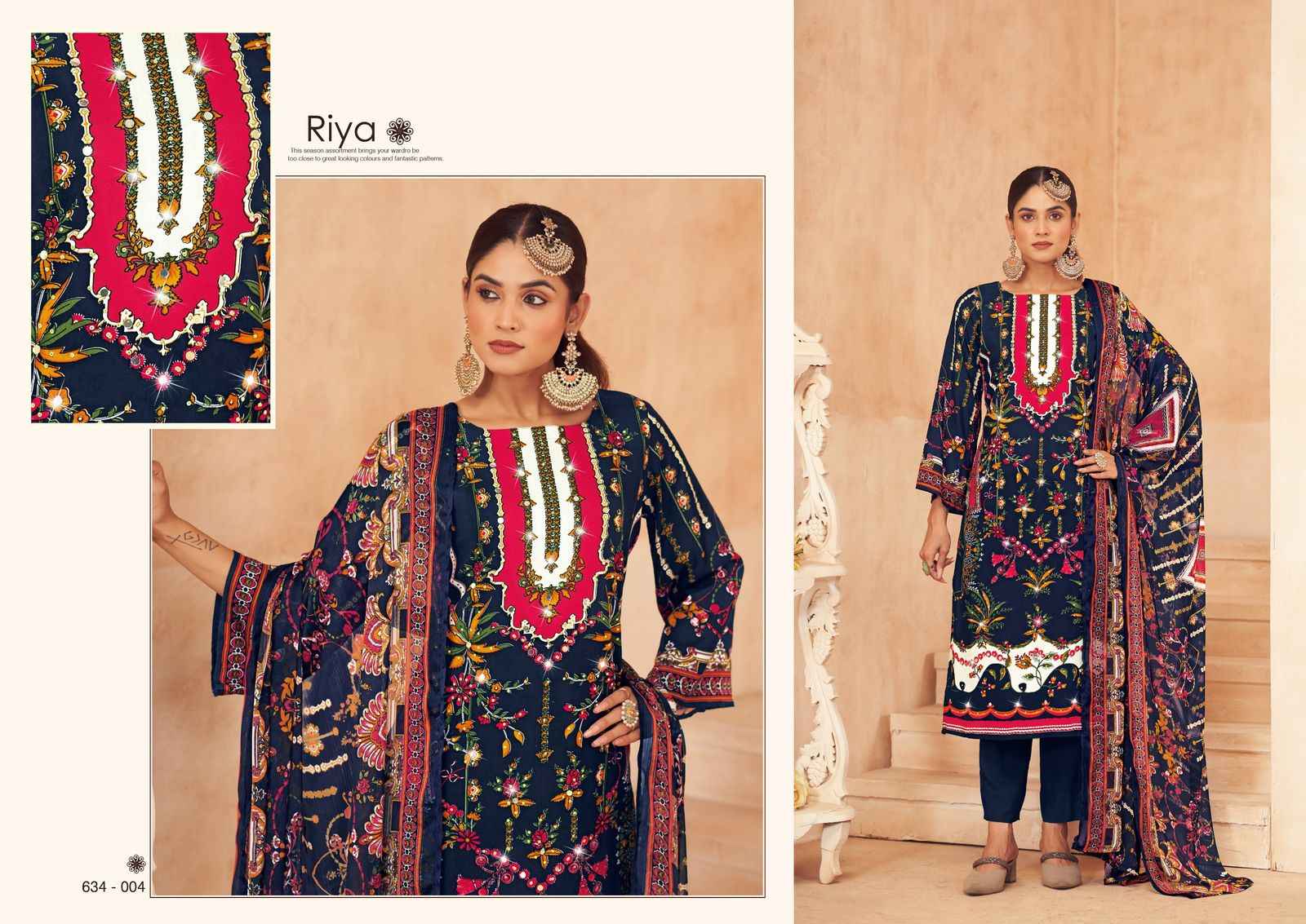Zulfat Riya Viscouse Rayon Dress Material 6 pcs Catalogue