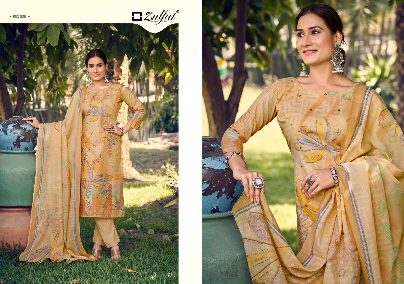 Zulfat Summer Breeze Vol-2 Cotton Dress Material (6 pcs Catalogue)
