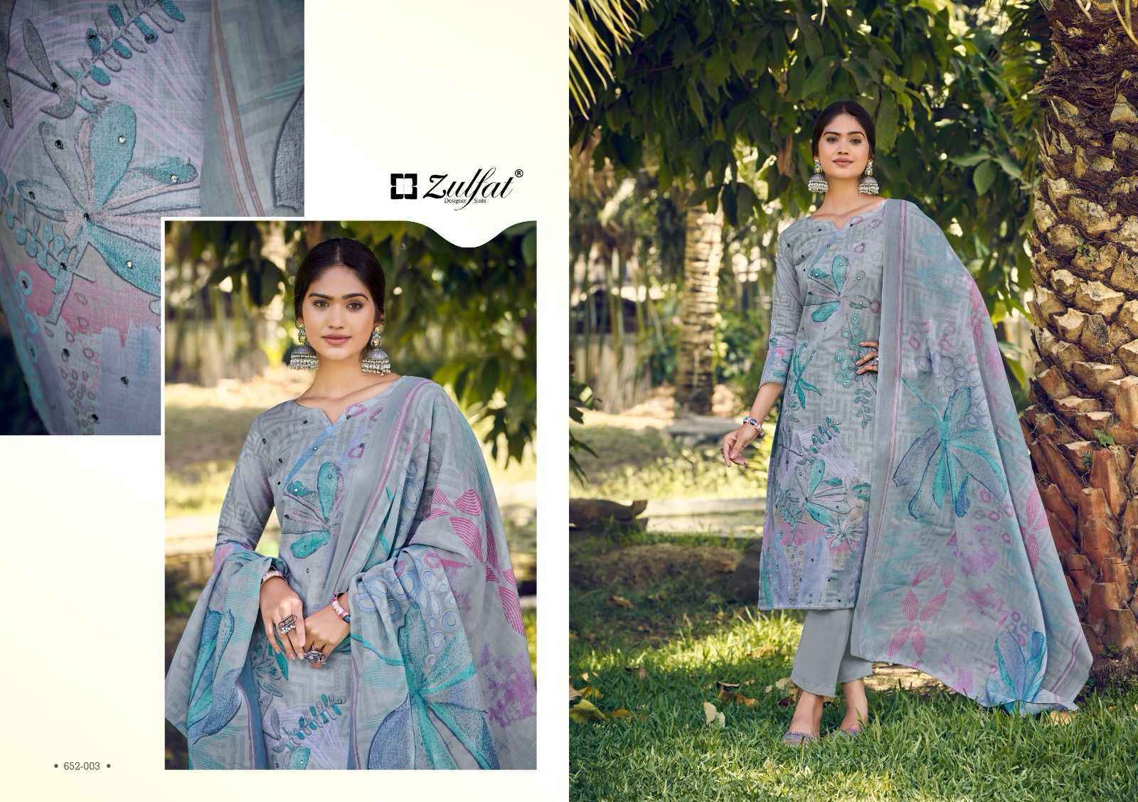 Zulfat Summer Breeze Vol-2 Cotton Dress Material (6 pcs Catalogue)