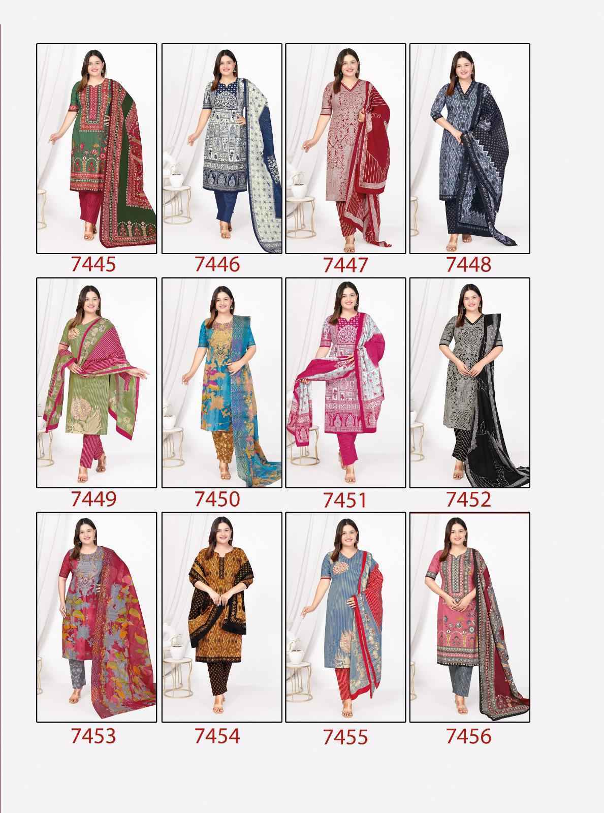 Aarvi Fashion Plus Princess Vol-4 Readymade Cotton Dress (12 pcs Catalogue)