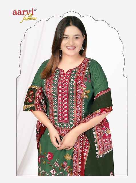Aarvi Fashion Plus Princess Vol-4 Readymade Cotton Dress (12 pcs Catalogue)