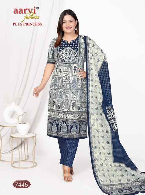 Aarvi Fashion Plus Princess Vol-4 Readymade Cotton Dress (12 pcs Catalogue)