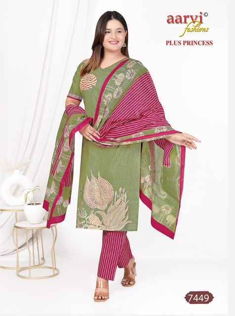 Aarvi Fashion Plus Princess Vol-4 Readymade Cotton Dress (12 pcs Catalogue)