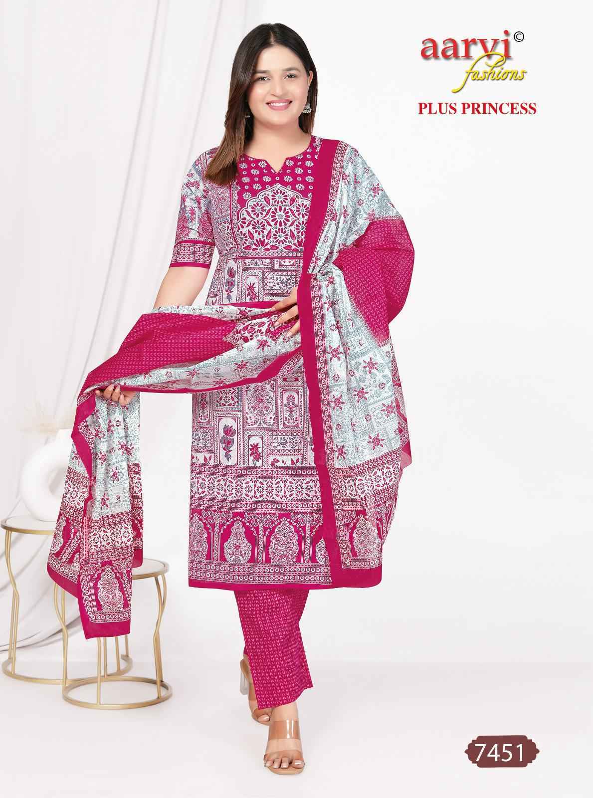 Aarvi Fashion Plus Princess Vol-4 Readymade Cotton Dress (12 pcs Catalogue)