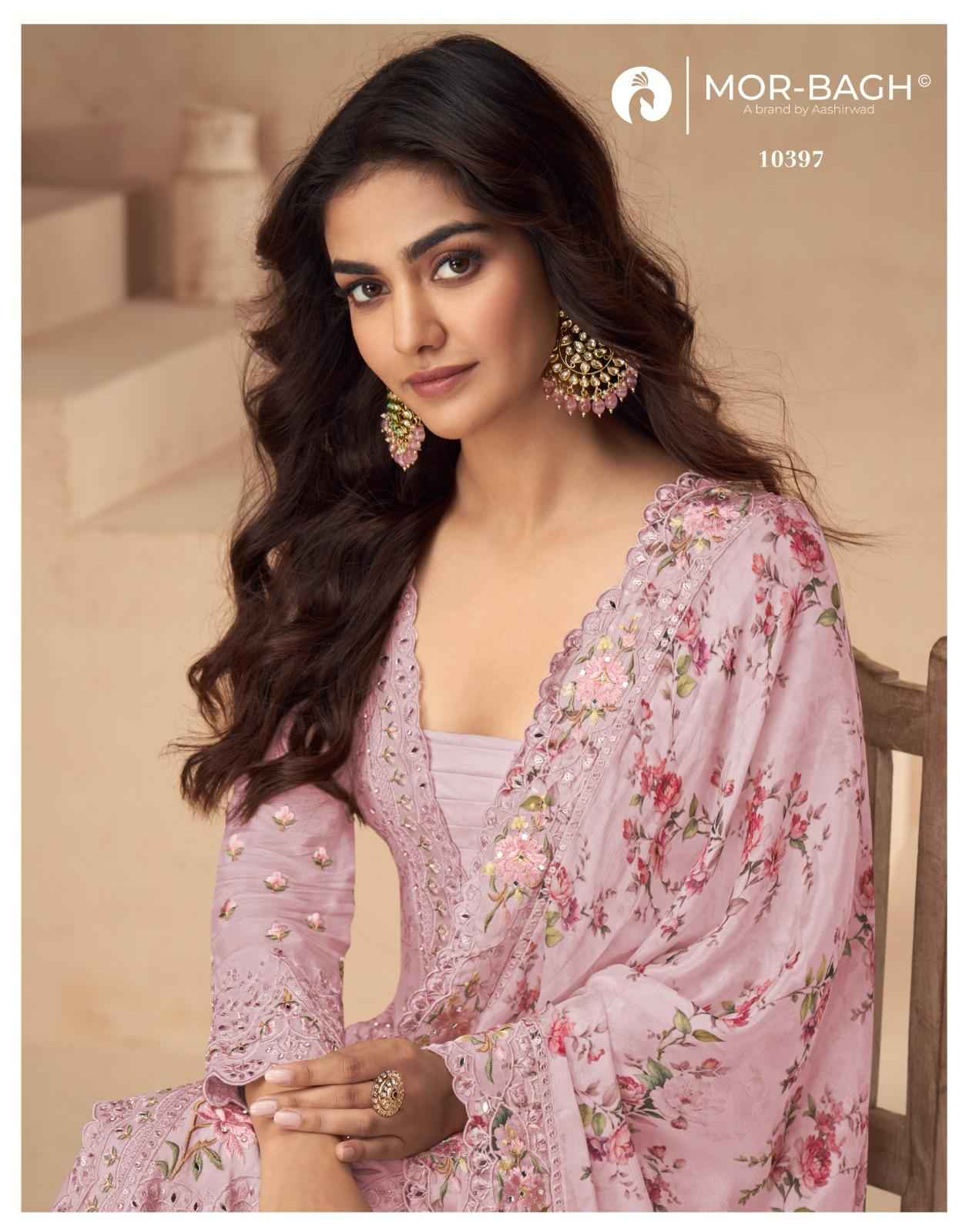 Aashirwad Creation Aarna Color Plus Chinon Readymade Suit (5 Pc Catalouge)