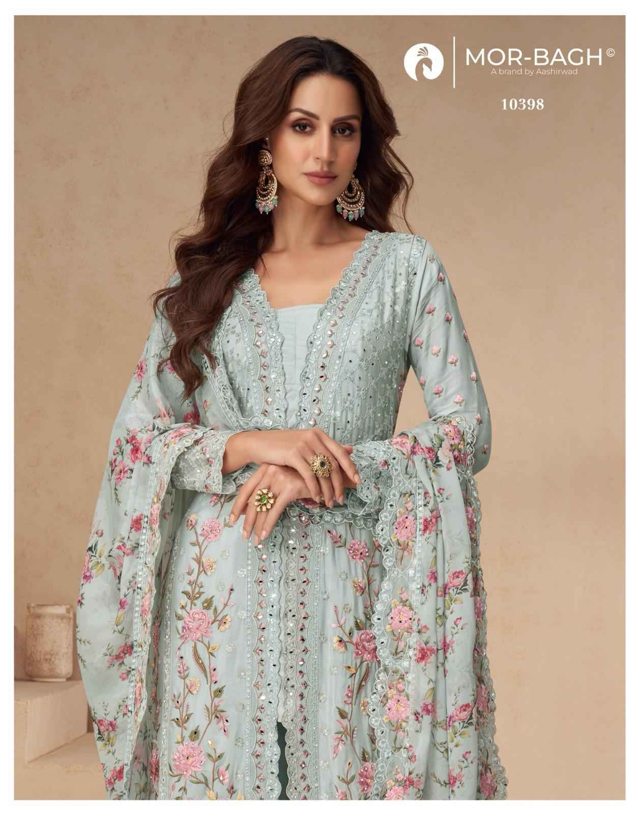 Aashirwad Creation Aarna Color Plus Chinon Readymade Suit (5 Pc Catalouge)