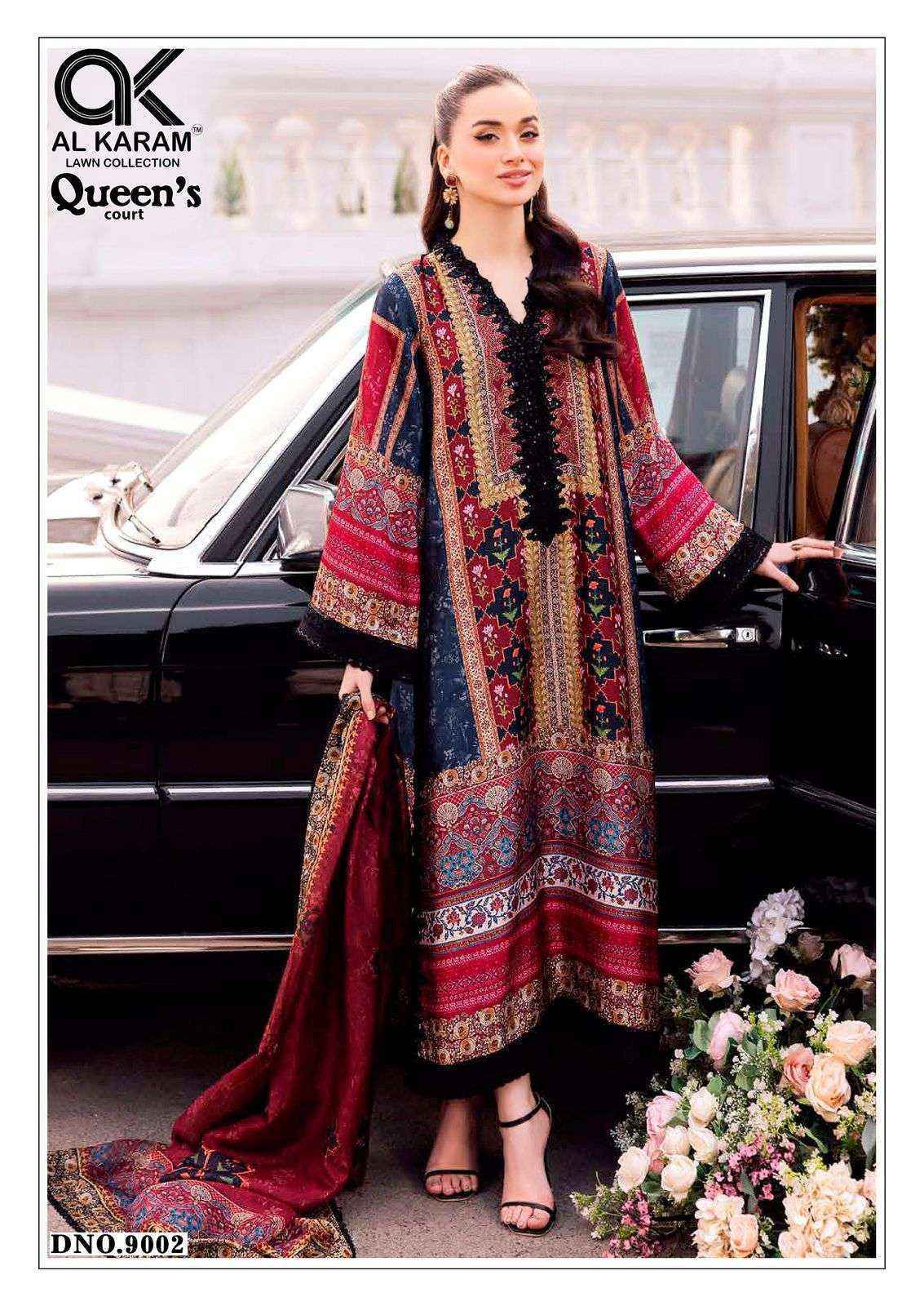 Al Karam Queens Court Vol-9 Cotton Dress Material (6 pcs Catalogue)