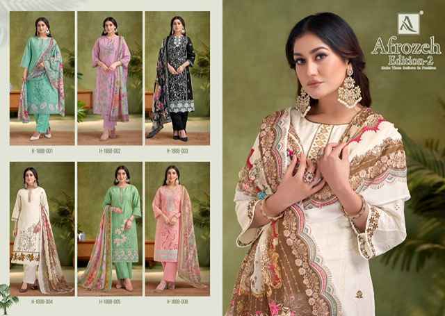 Alok Afrozeh Edition 2 Cotton Dress Material 6 pcs Catalogue