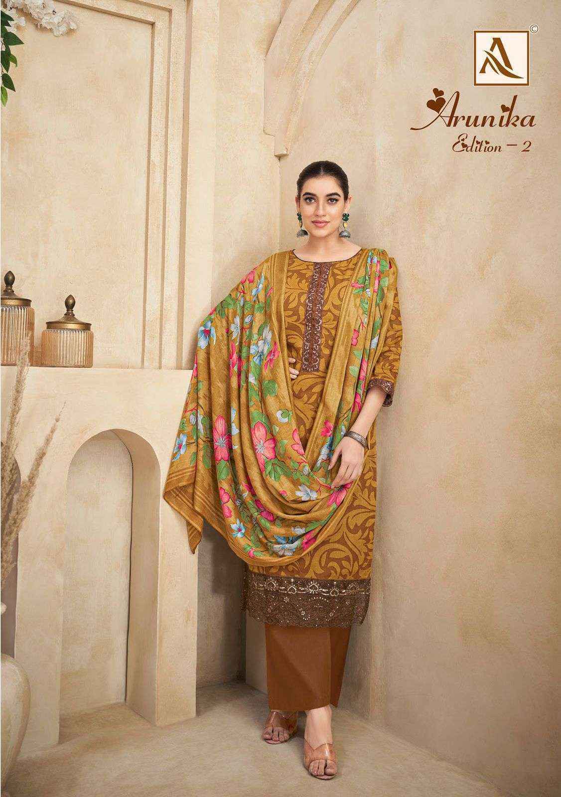 Alok Arunika Edition-2 Cambric Cotton Dress Material (6 pcs Catalogue)