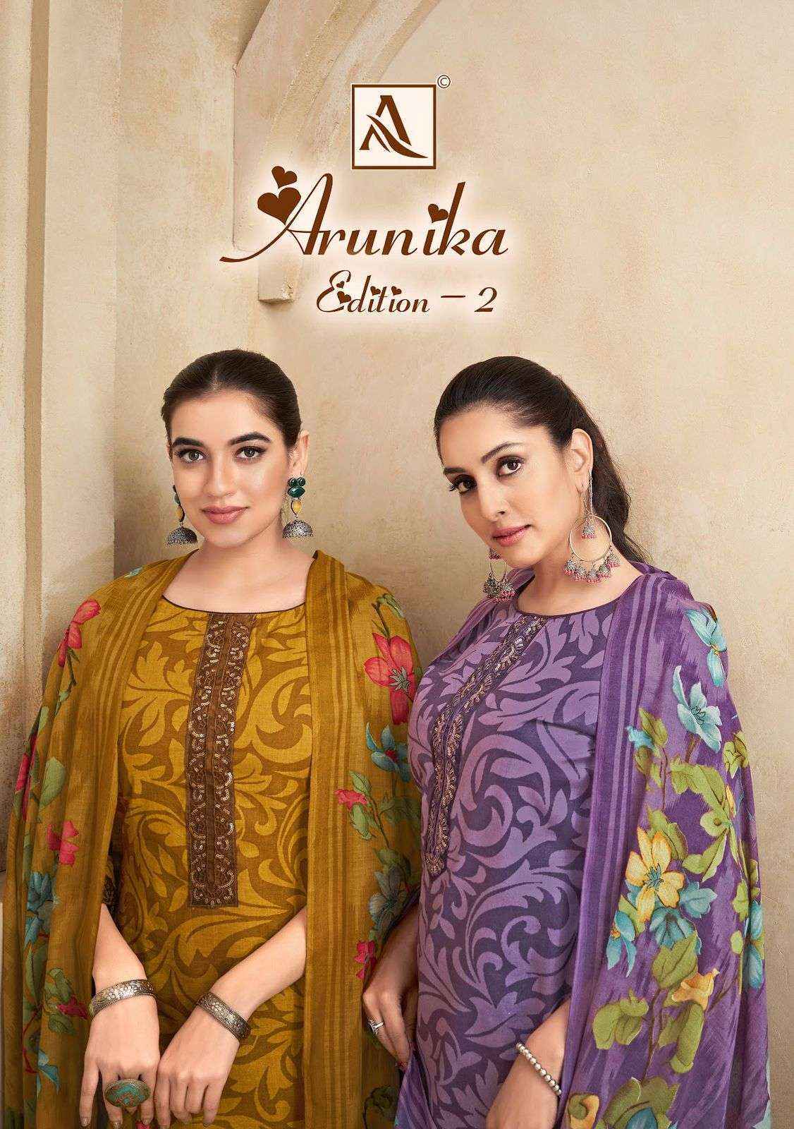 Alok Arunika Edition-2 Cambric Cotton Dress Material (6 pcs Catalogue)
