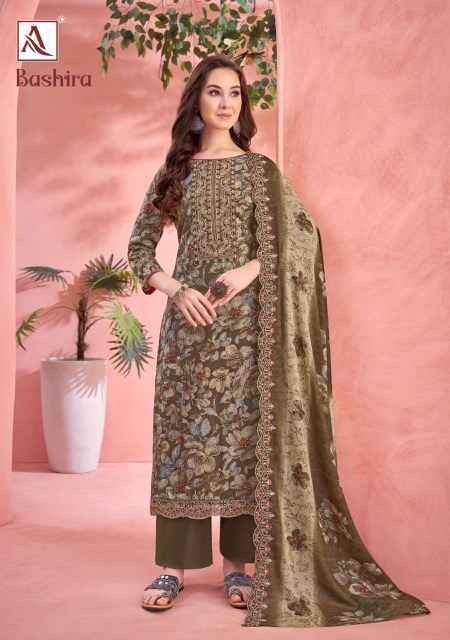 Alok Bashira Cambric Cotton Dress Material 6 pcs Catalogue