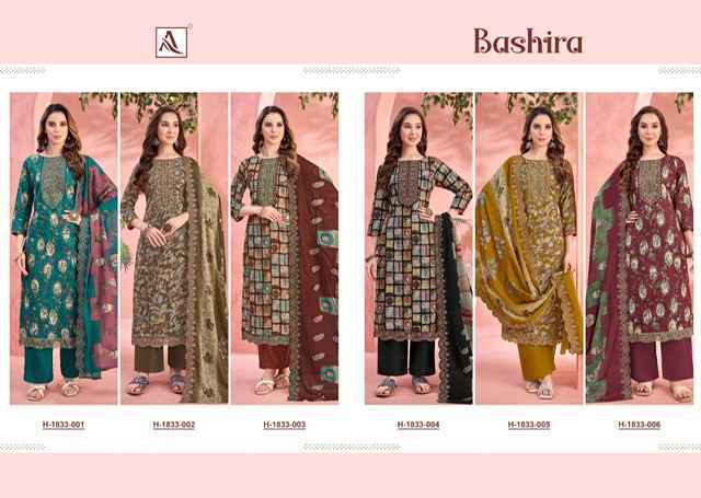 Alok Bashira Cambric Cotton Dress Material 6 pcs Catalogue