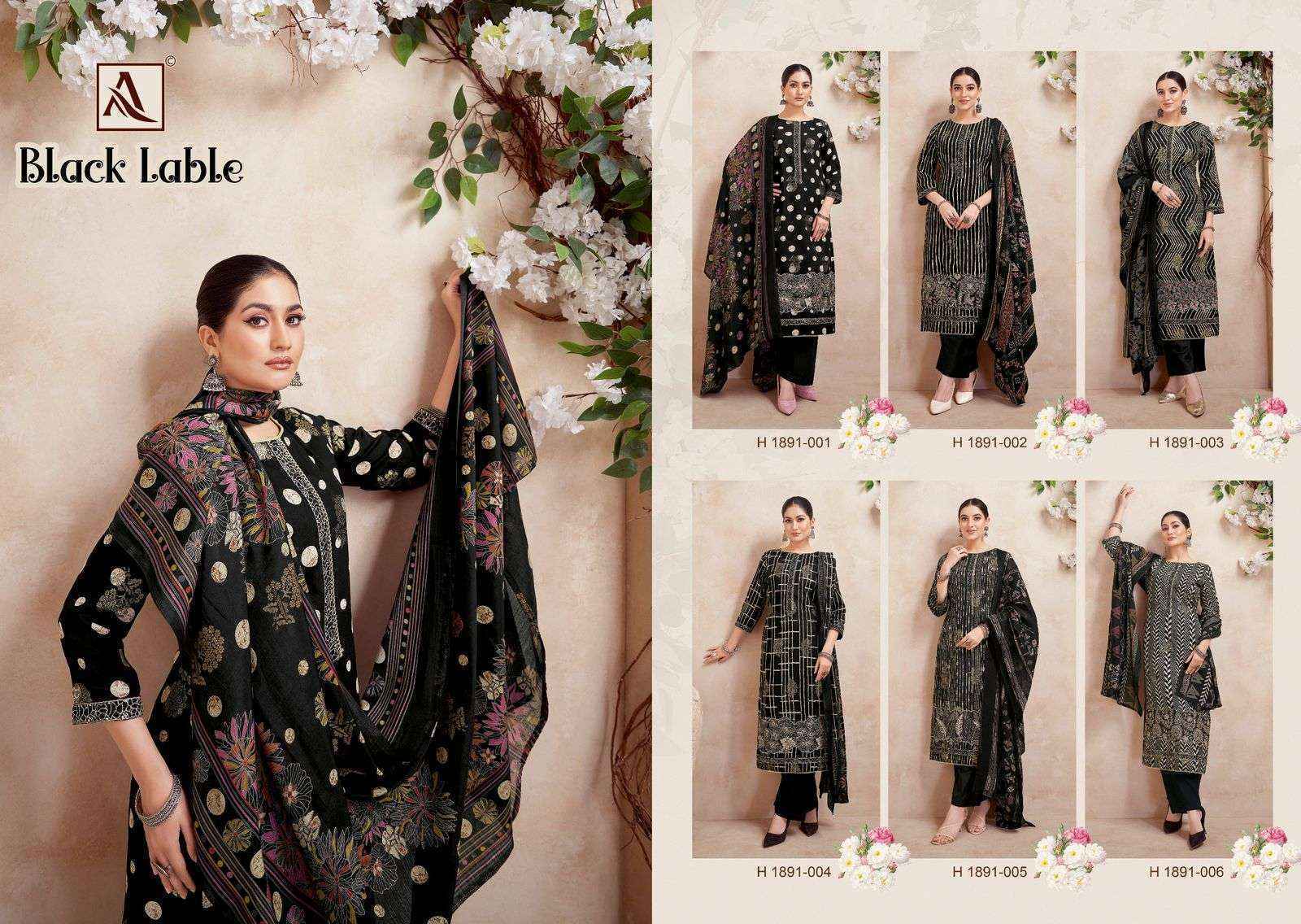 Alok Black Lable Rayon Dress Material (6 pcs Catalogue)