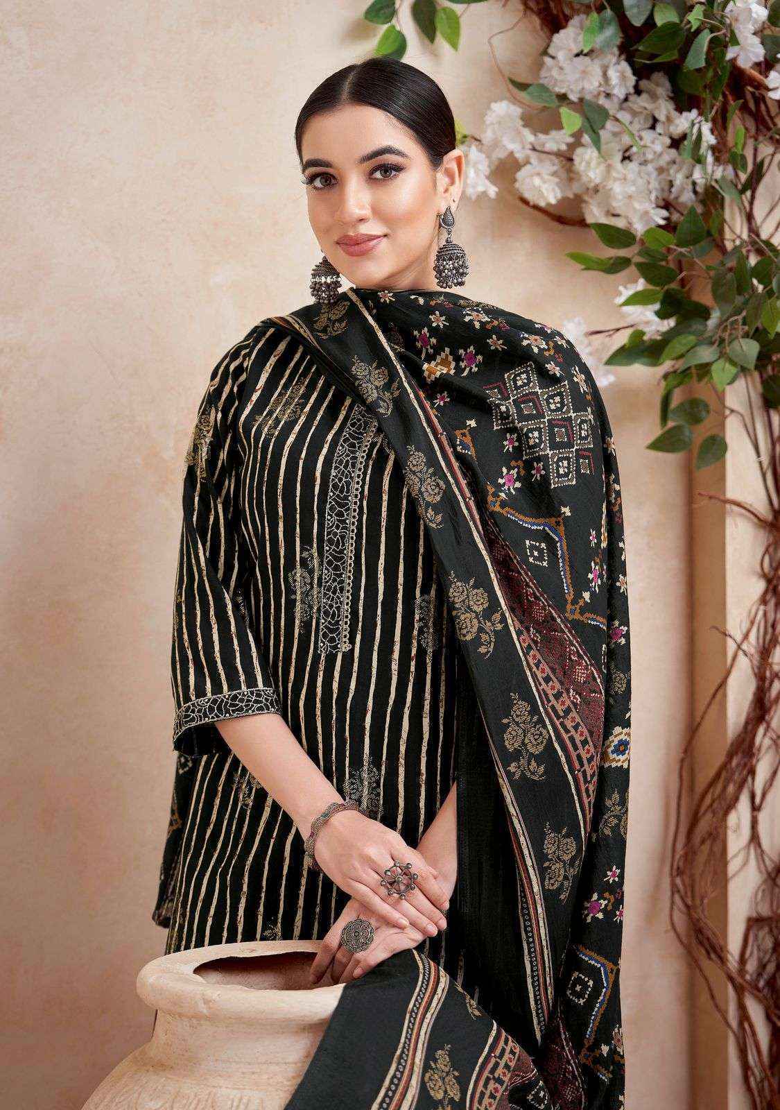 Alok Black Lable Rayon Dress Material (6 pcs Catalogue)