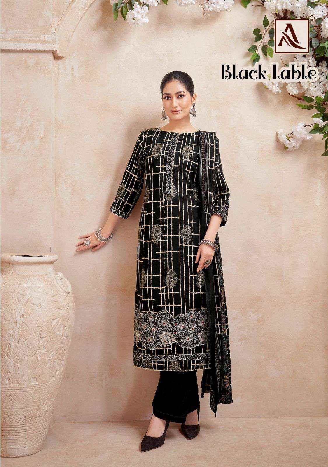 Alok Black Lable Rayon Dress Material (6 pcs Catalogue)