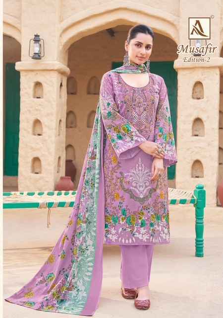 Alok Musafir Edition-2 Cotton Dress Material (8 pcs Catalogue)