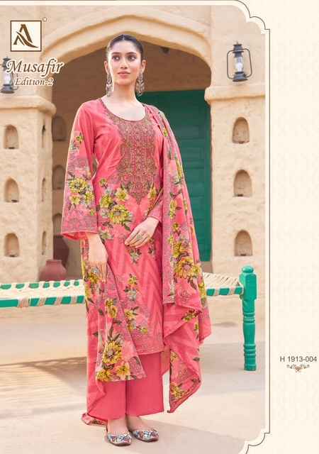 Alok Musafir Edition-2 Cotton Dress Material (8 pcs Catalogue)