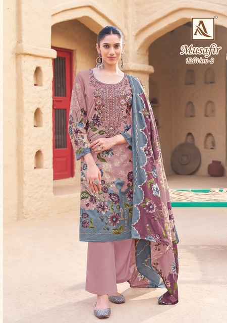 Alok Musafir Edition-2 Cotton Dress Material (8 pcs Catalogue)