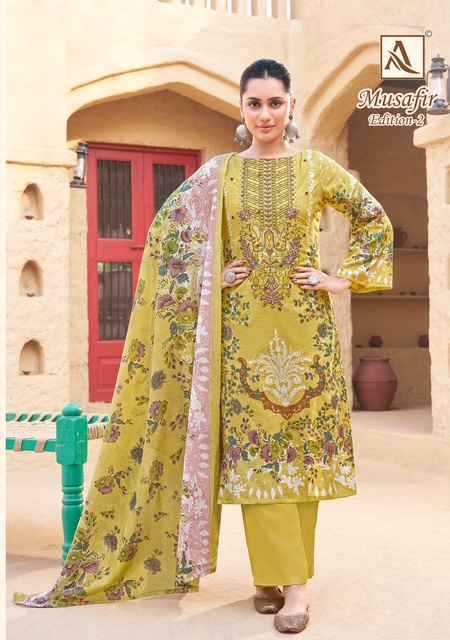 Alok Musafir Edition-2 Cotton Dress Material (8 pcs Catalogue)