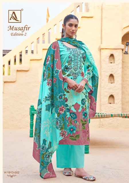 Alok Musafir Edition-2 Cotton Dress Material (8 pcs Catalogue)