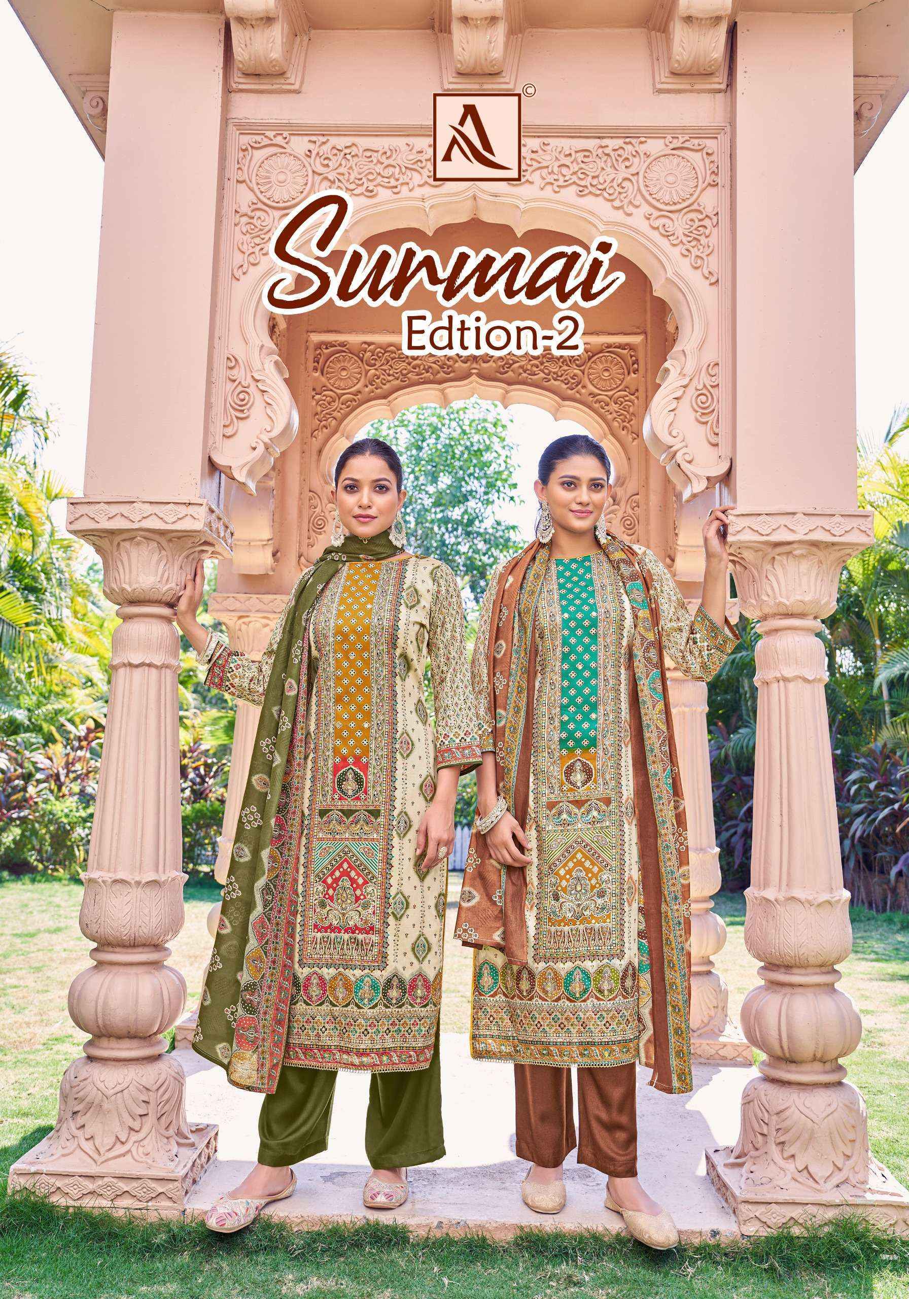 Alok Surmai Edition-2 Zam Cotton Dress Material (6 pcs Catalogue)