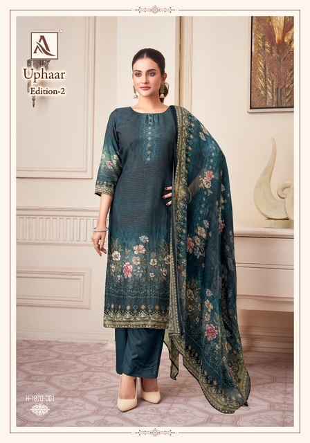 Alok Uphaar Edition-2 Viscouse Shimmer Dress Material (4 pcs Catalogue)