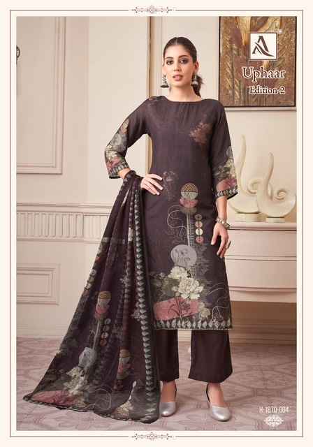Alok Uphaar Edition-2 Viscouse Shimmer Dress Material (4 pcs Catalogue)