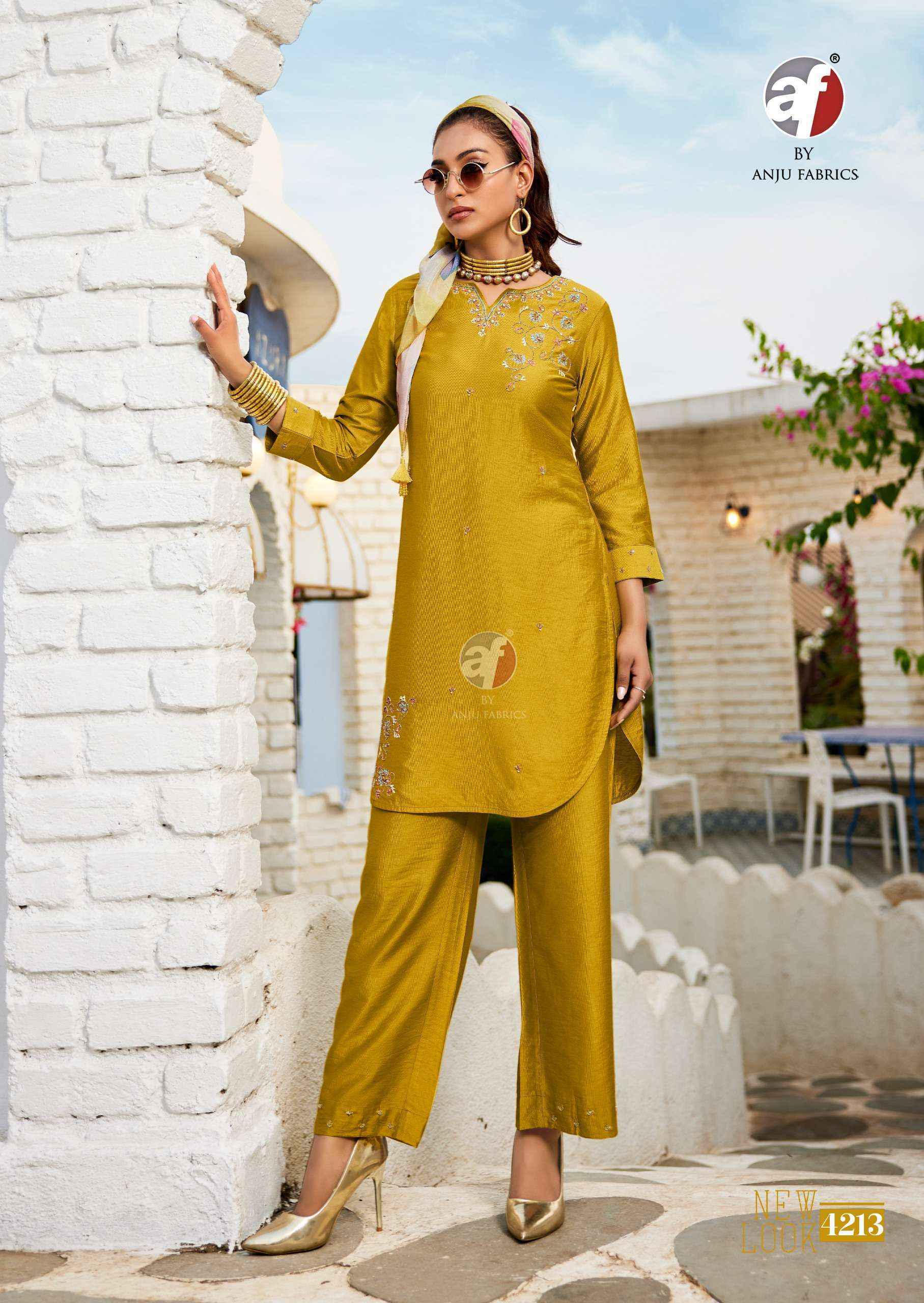Anju Fabrics Fusion Vol-5 Viscose Kurti With Bottom (6 pcs Catalogue)
