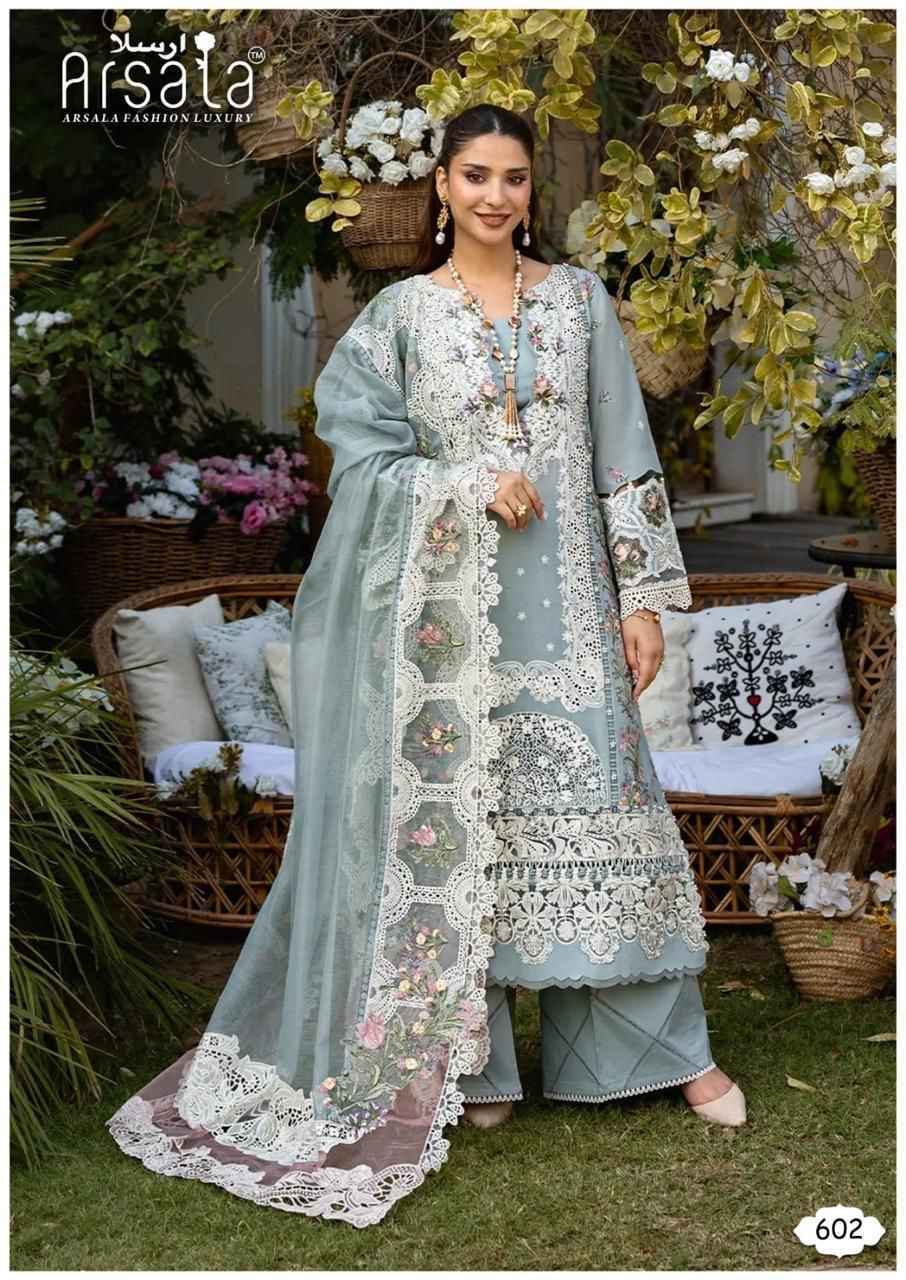 Arsala Fashion Amira Vol 6 Lawn Cotton Dress Material 6 pcs Catalogue