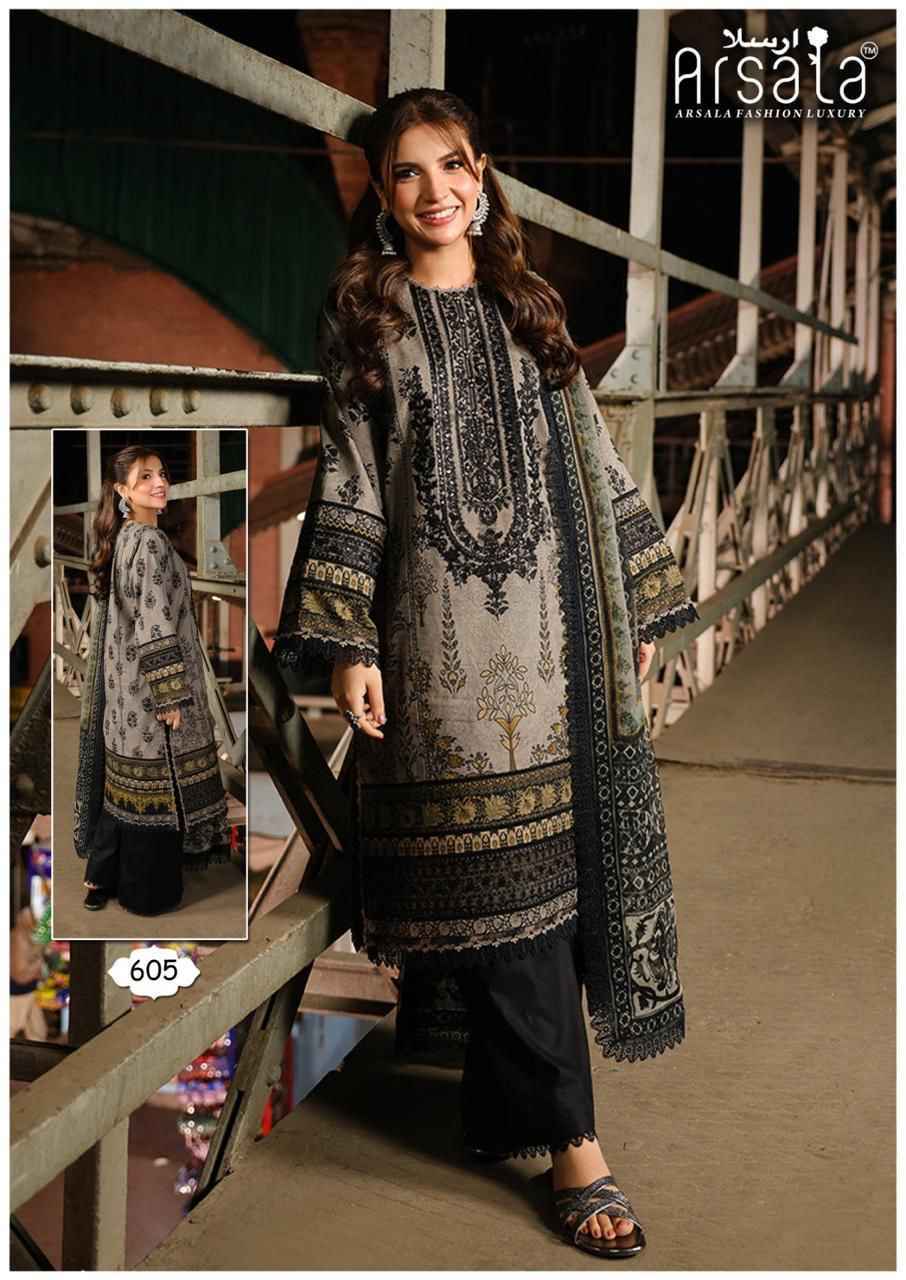 Arsala Fashion Amira Vol 6 Lawn Cotton Dress Material 6 pcs Catalogue