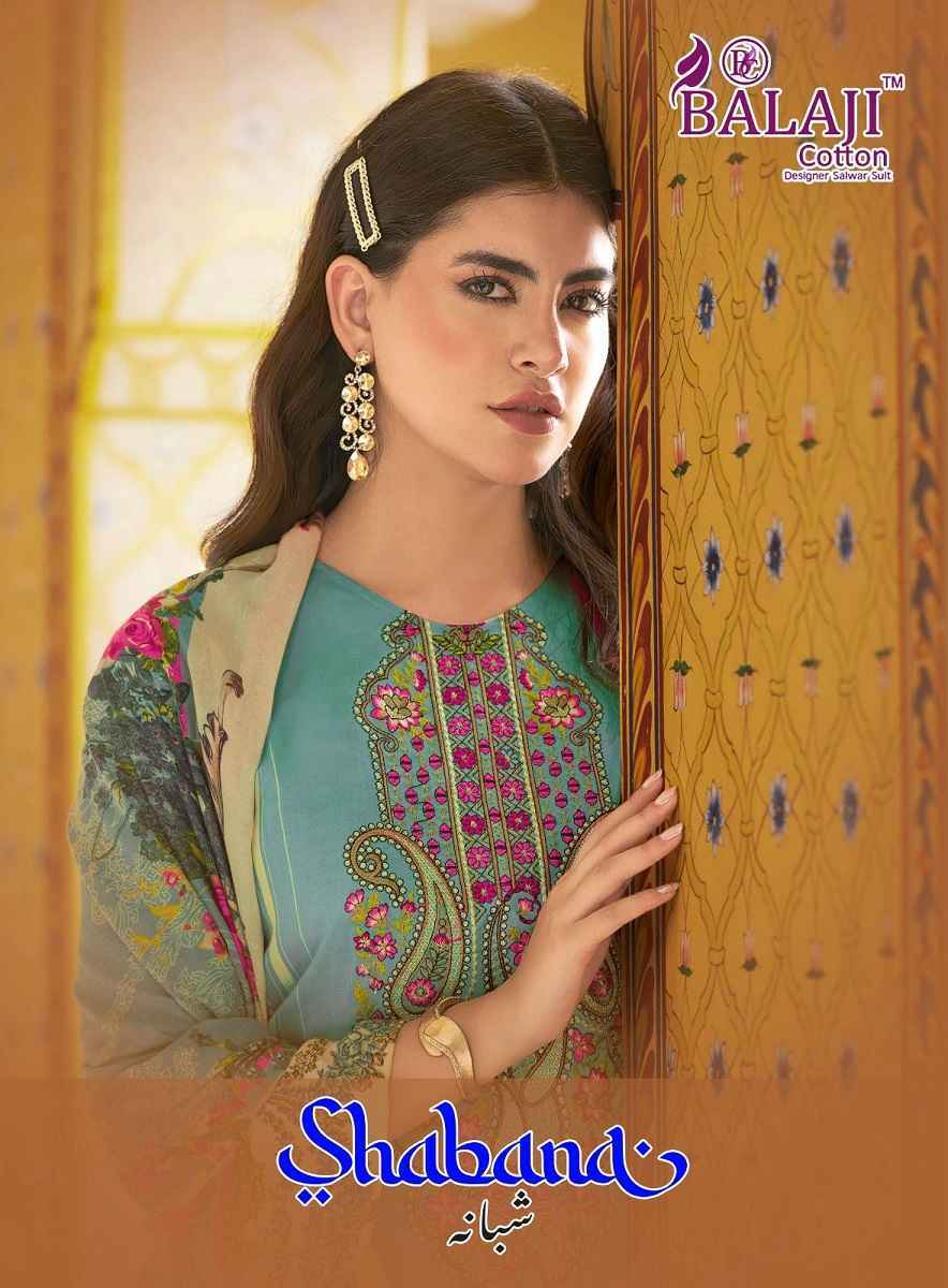 Balaji Shabana Cotton Dress Material (8 pcs Catalogue)