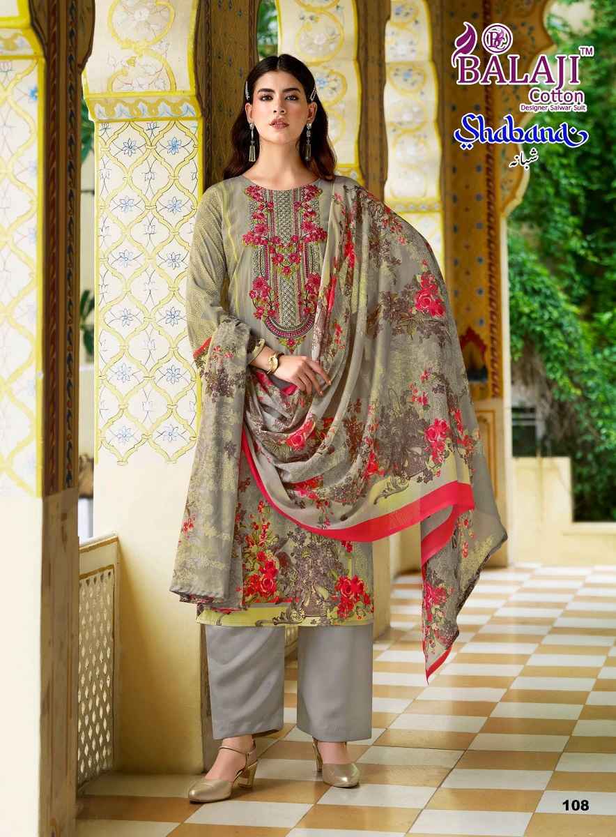 Balaji Shabana Cotton Dress Material (8 pcs Catalogue)