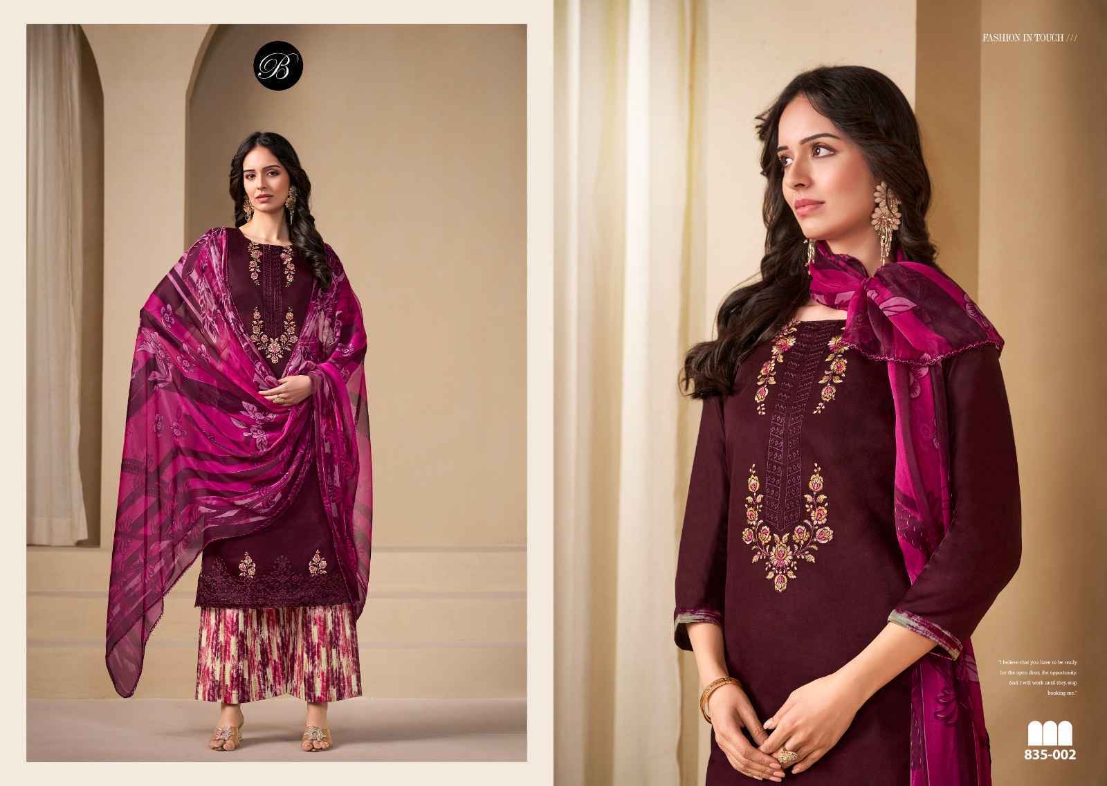 Belliza Gulkayra Jam Dress Material 8 pcs Catalogue