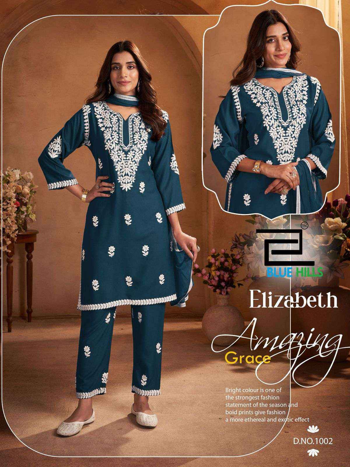 Blue Hills Elizabeth Rayon Kurti Combo 4 pcs Catalogue