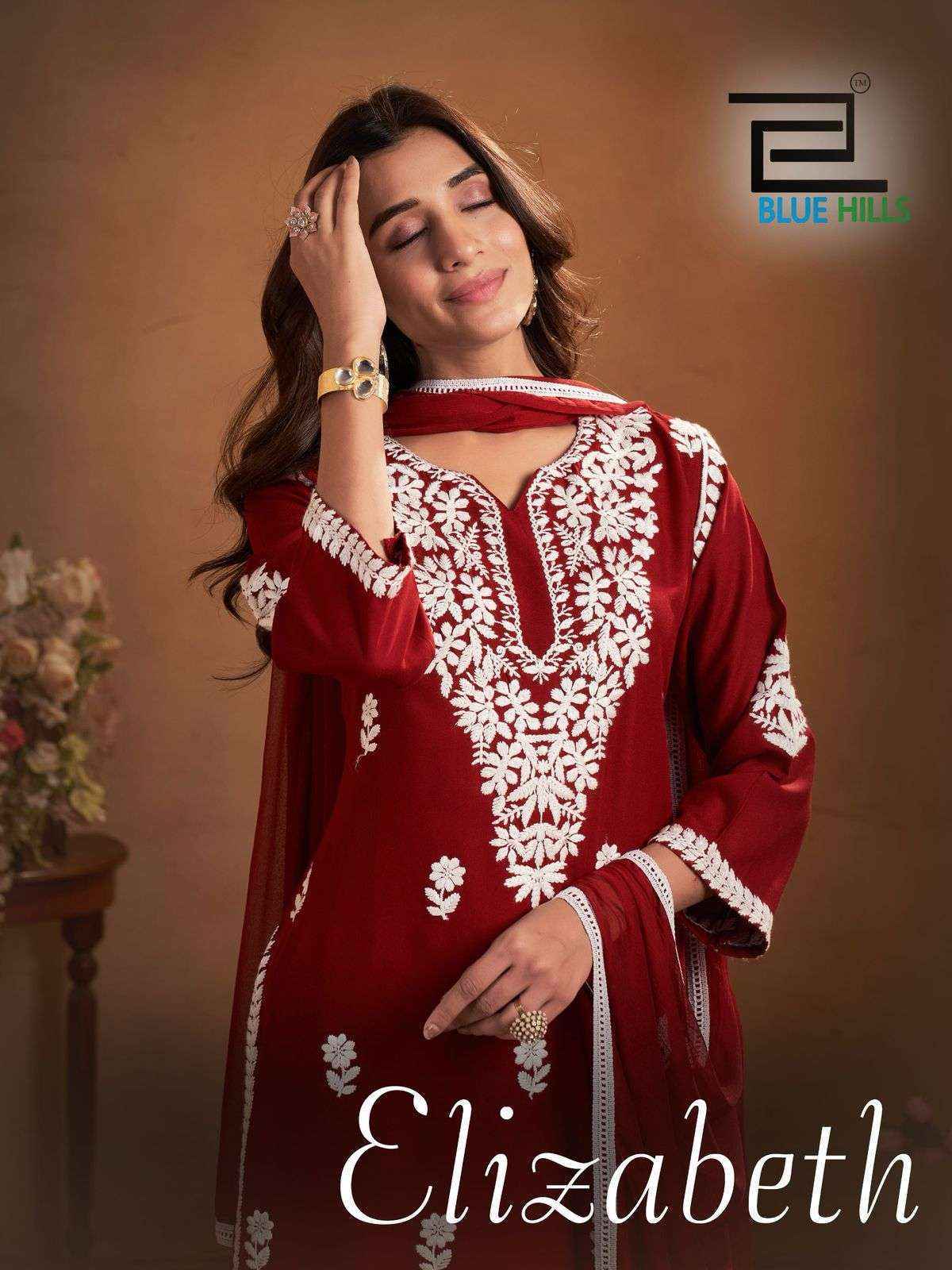 Blue Hills Elizabeth Rayon Kurti Combo 4 pcs Catalogue