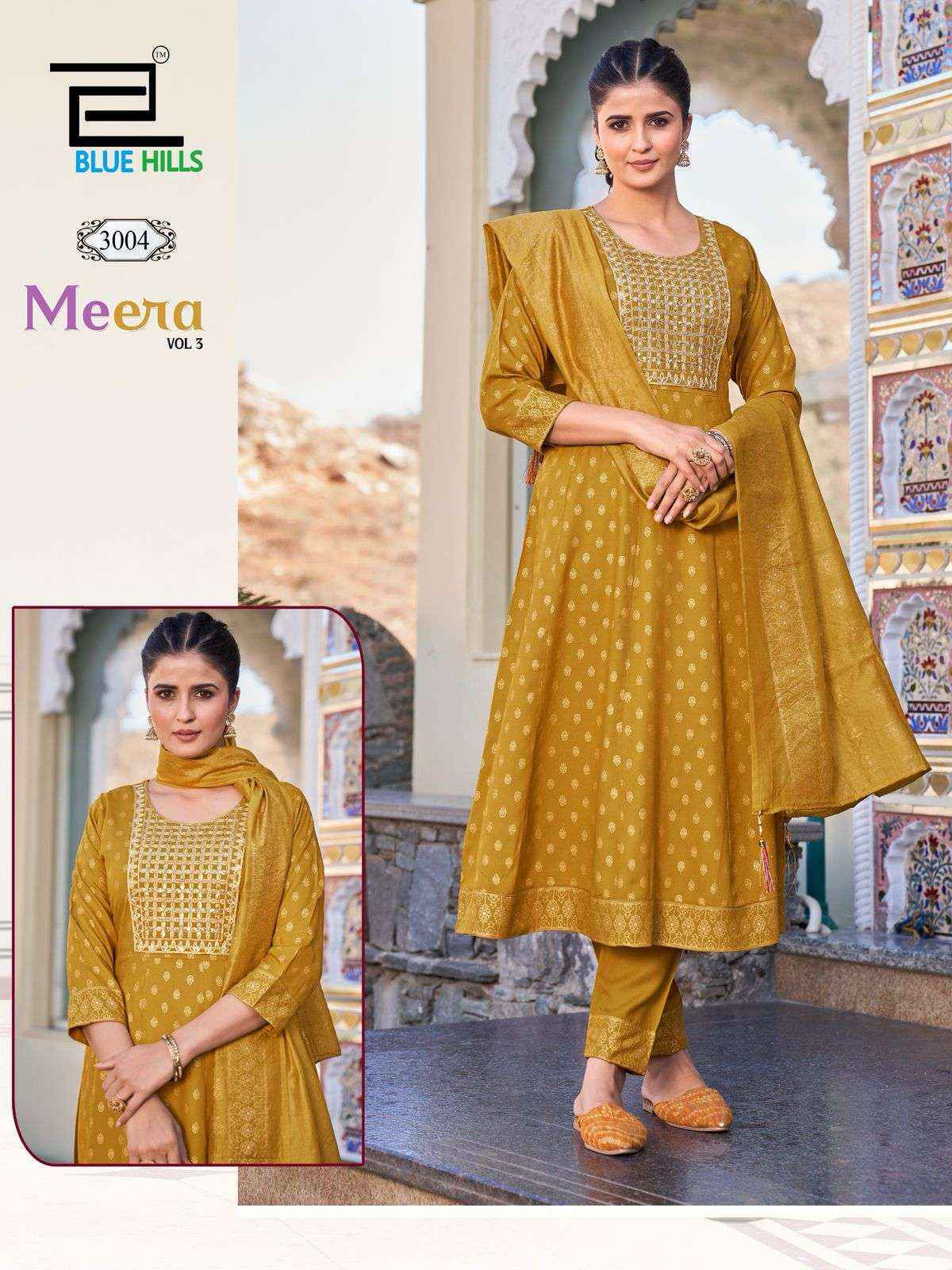 Blue Hills Meera Vol-3 Rayon Readymade Suit (7 pcs Catalogue