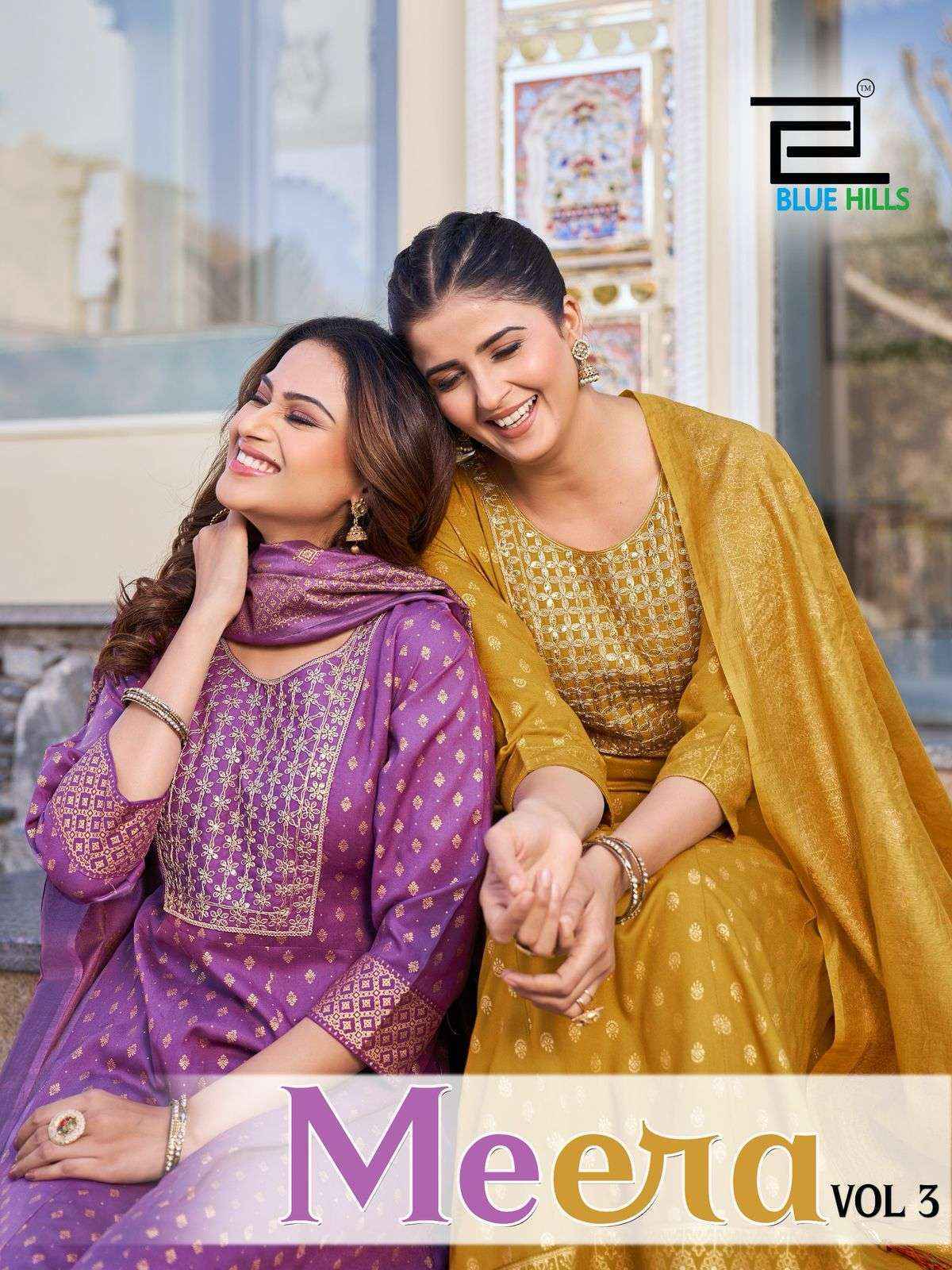 Blue Hills Meera Vol-3 Rayon Readymade Suit (7 pcs Catalogue
