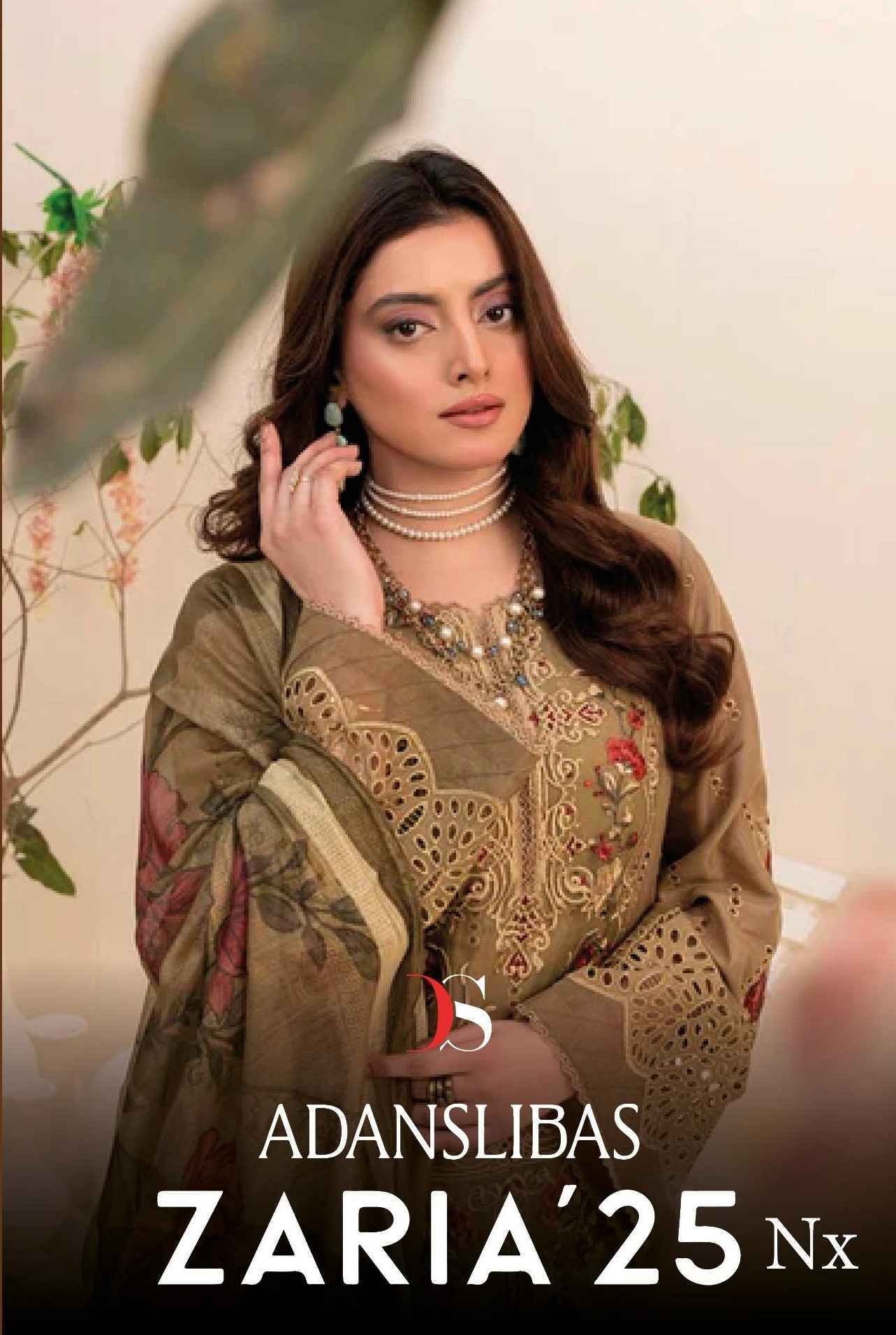 Deepsy Adanslibas Zaria Vol 25 Nx Cotton Dress Material 4 pcs Catalogue