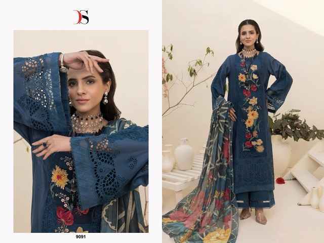 Deepsy Adanslibas Zaria Vol 25 Nx Cotton Dress Material 4 pcs Catalogue