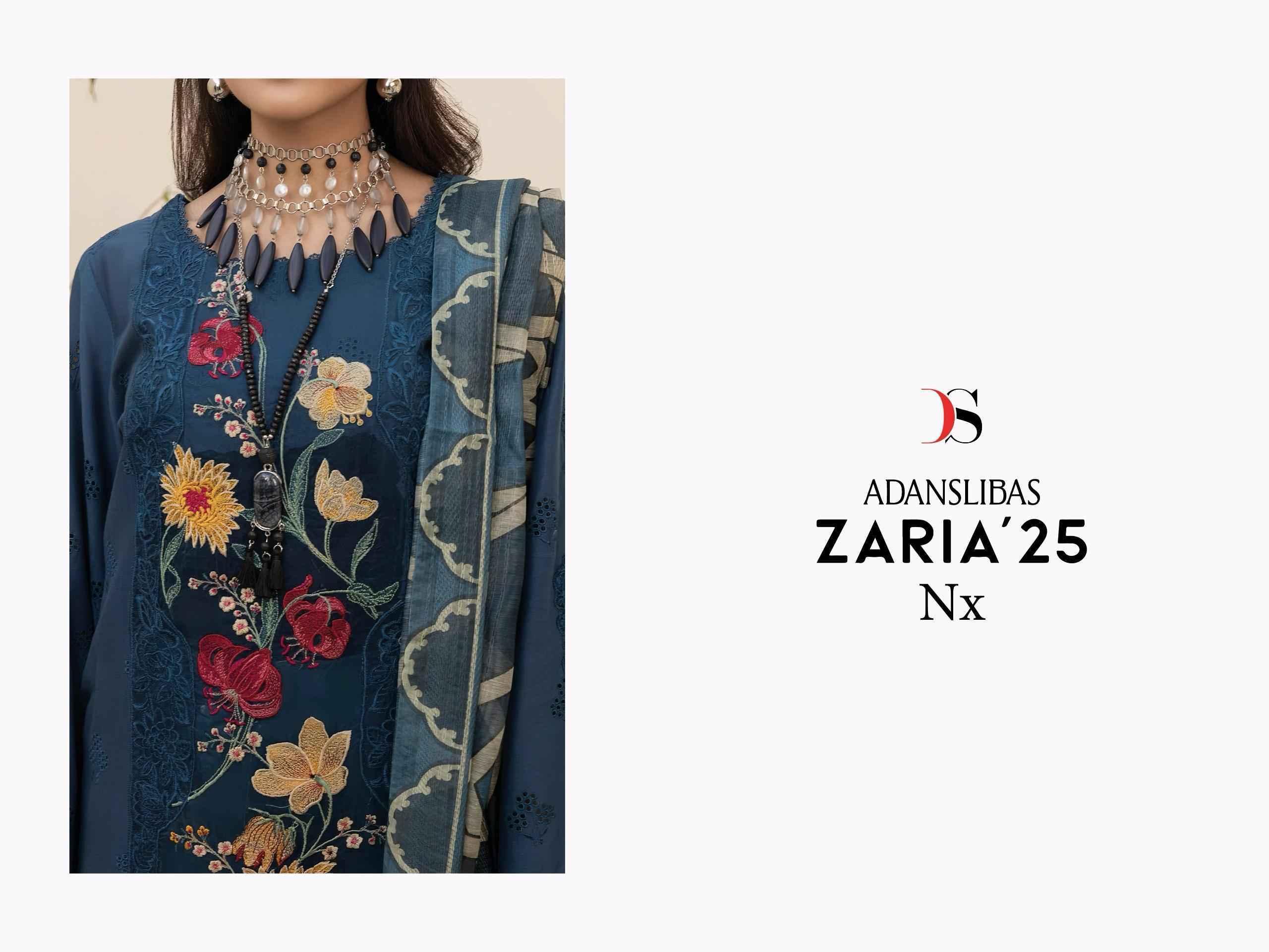 Deepsy Adanslibas Zaria Vol 25 Nx Cotton Dress Material 4 pcs Catalogue