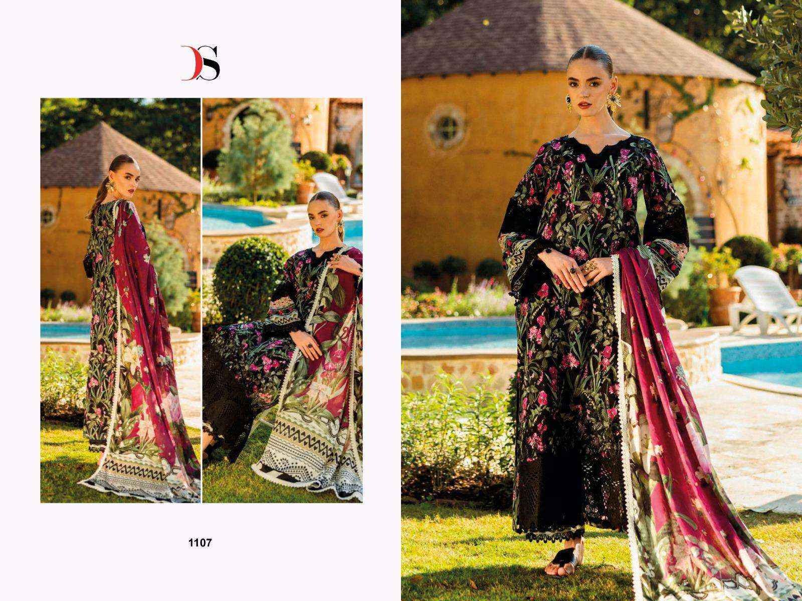 Deepsy Elaf Chikankari Premium Lawn-26 Cotton Dress Material (7 pcs Catalogue)
