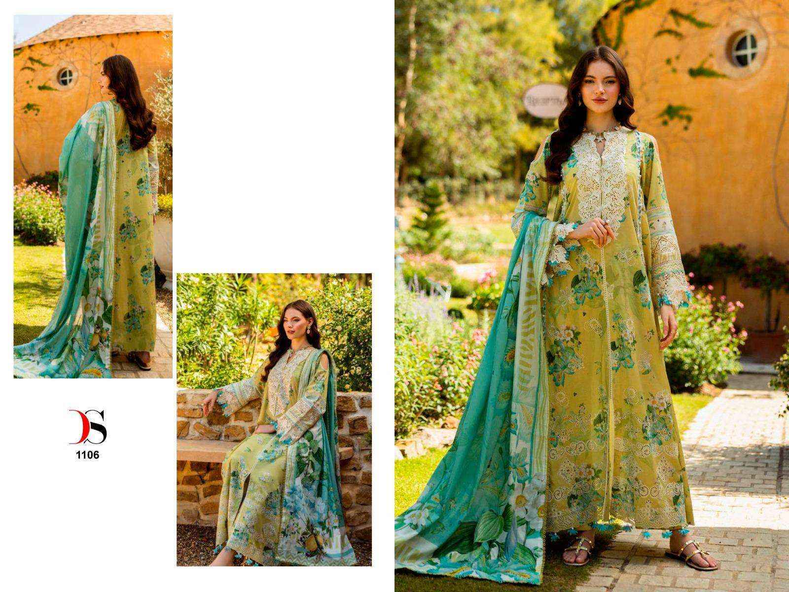 Deepsy Elaf Chikankari Premium Lawn-26 Cotton Dress Material (7 pcs Catalogue)