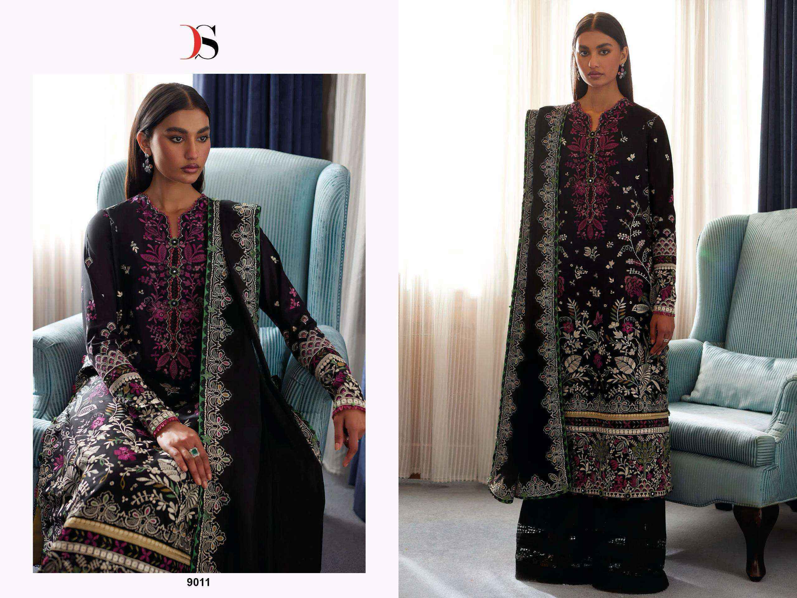Deepsy Elan Lawn 25 NX Cotton Dress Material 5 pcs Catalogue