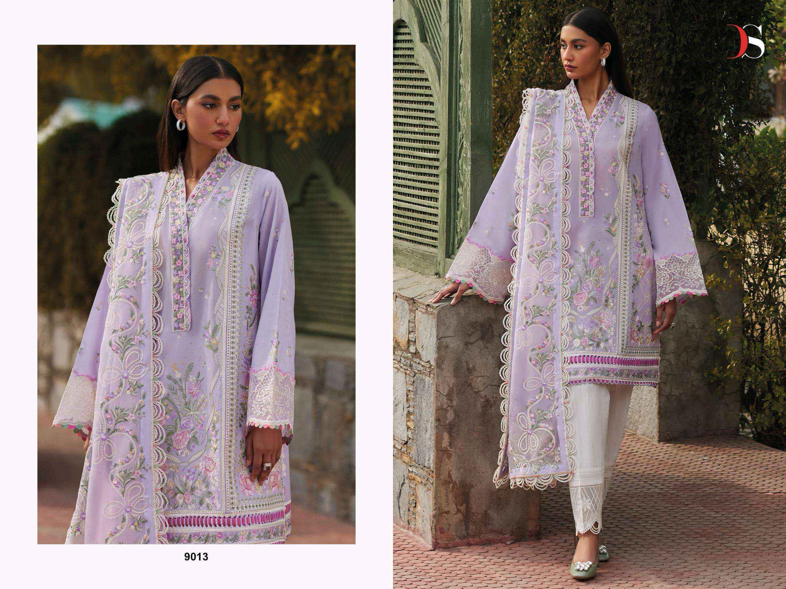 Deepsy Elan Lawn 25 NX Cotton Dress Material 5 pcs Catalogue