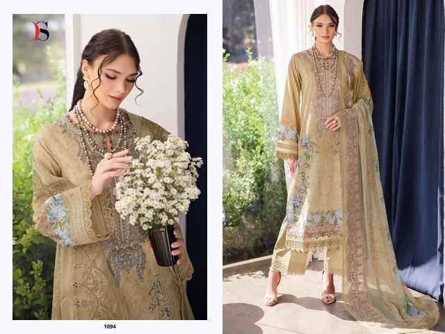 Deepsy Jade Needle Wonder 2025 Cotton Dress Material 8 pcs Catalogue