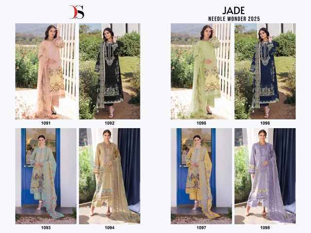 Deepsy Jade Needle Wonder 2025 Cotton Dress Material 8 pcs Catalogue