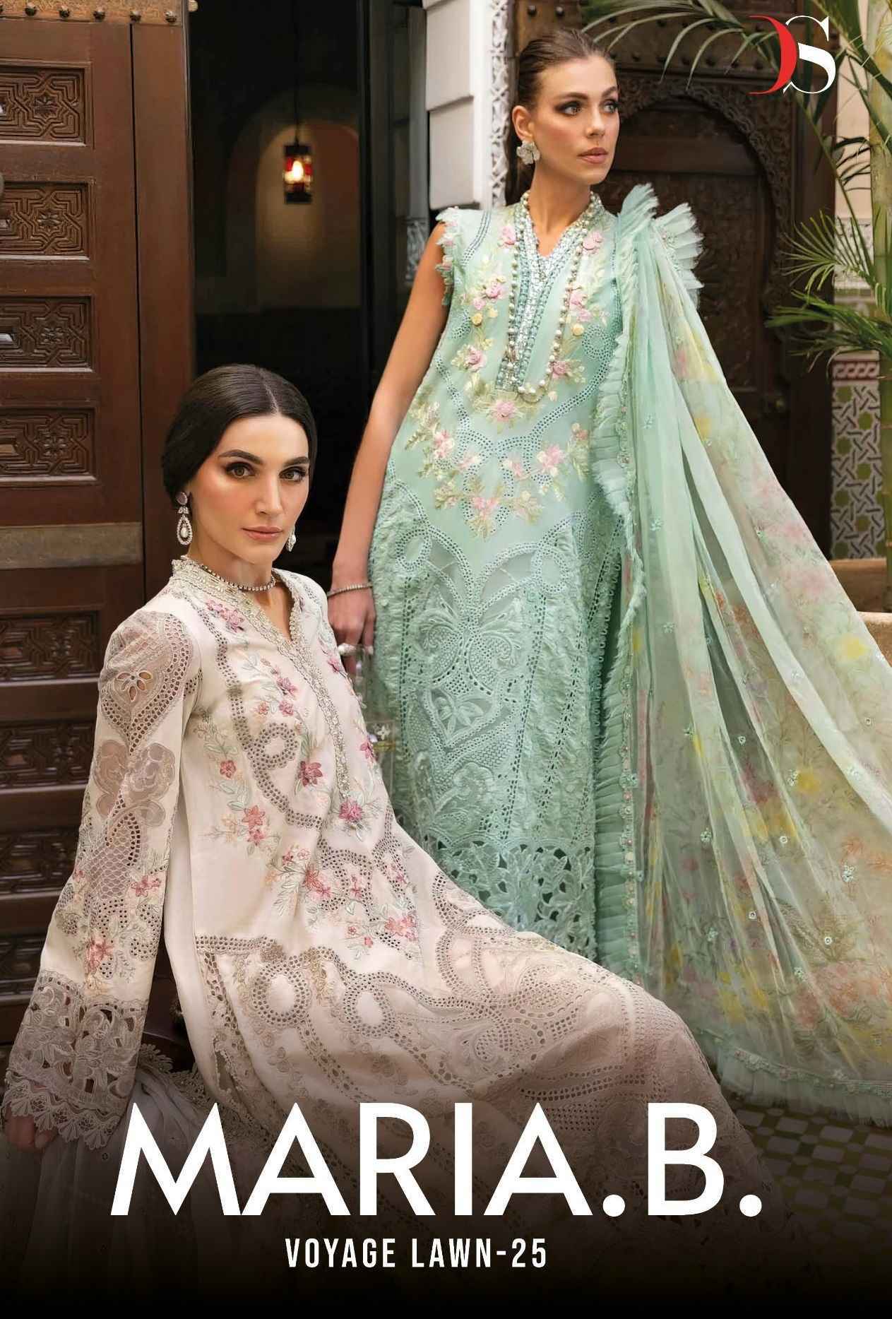 Deepsy Maria B Voyage Lawn-25 Cotton Dress Material (6 pcs Catalogue)