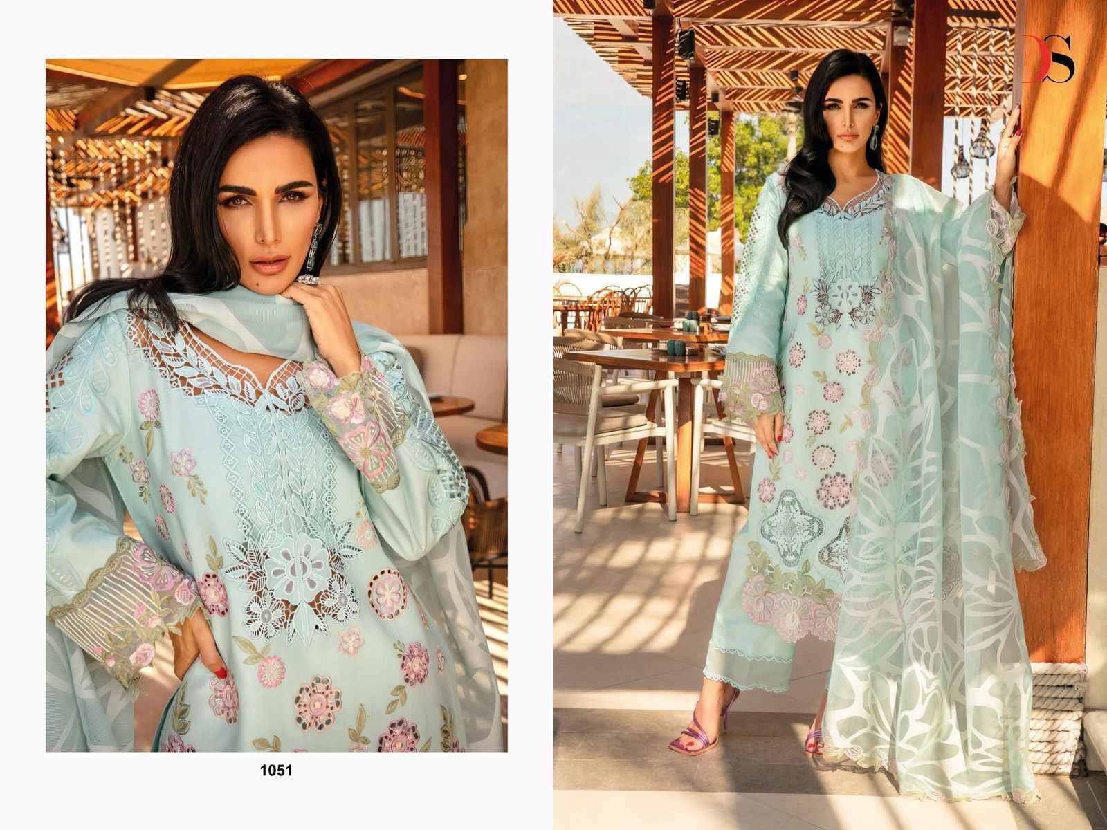 Deepsy Qalamkar Vol 2 Cotton Dress Material 6 pcs Catalogue