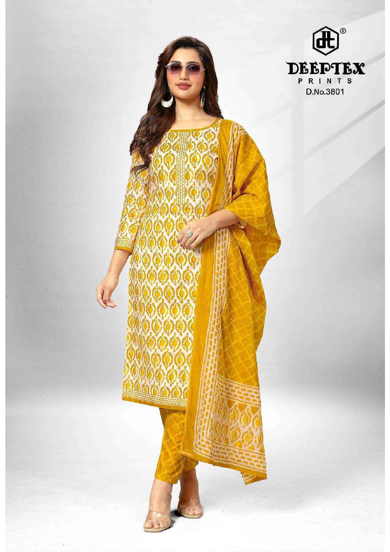 Deeptex Chief Guest Vol 38 Cotton Dress Material 15 pcs Catalogue